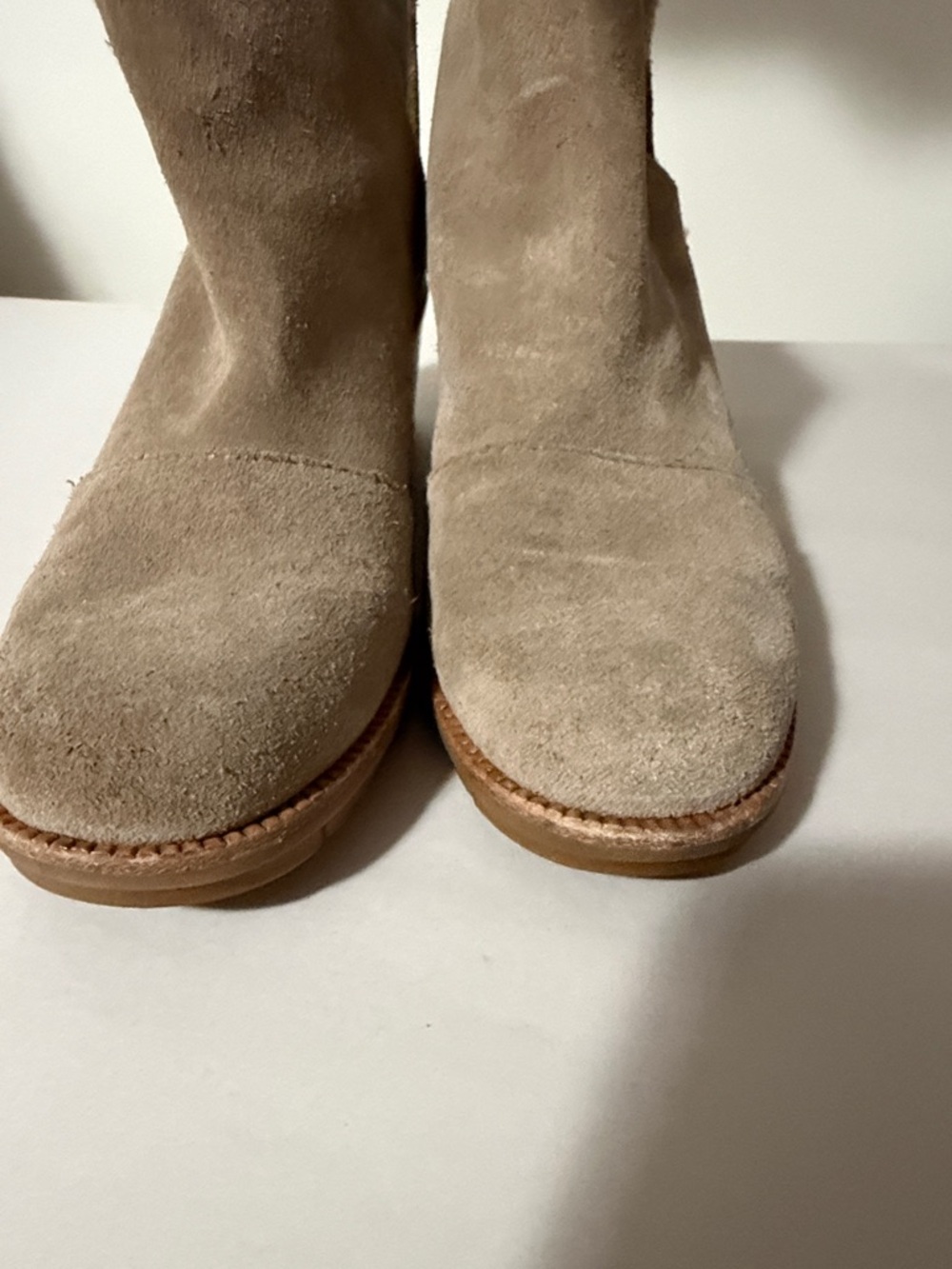 Sorel Taupe Suede Ankle Booties size 6 - Picture 3 of 6